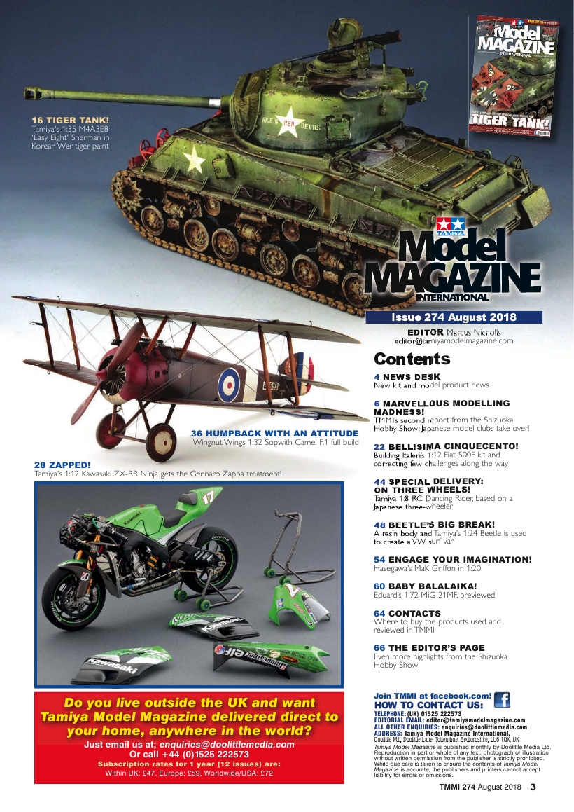 Tamiya Model Magazine 274 (2018-08)